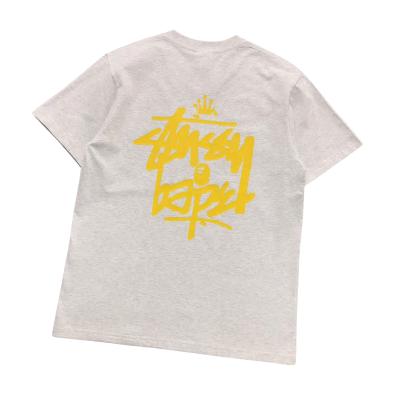 Camiseta Bape × Stussy "Crown"