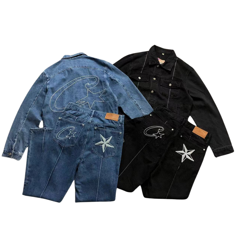 Conjunto Corteiz "C-Star Denim"