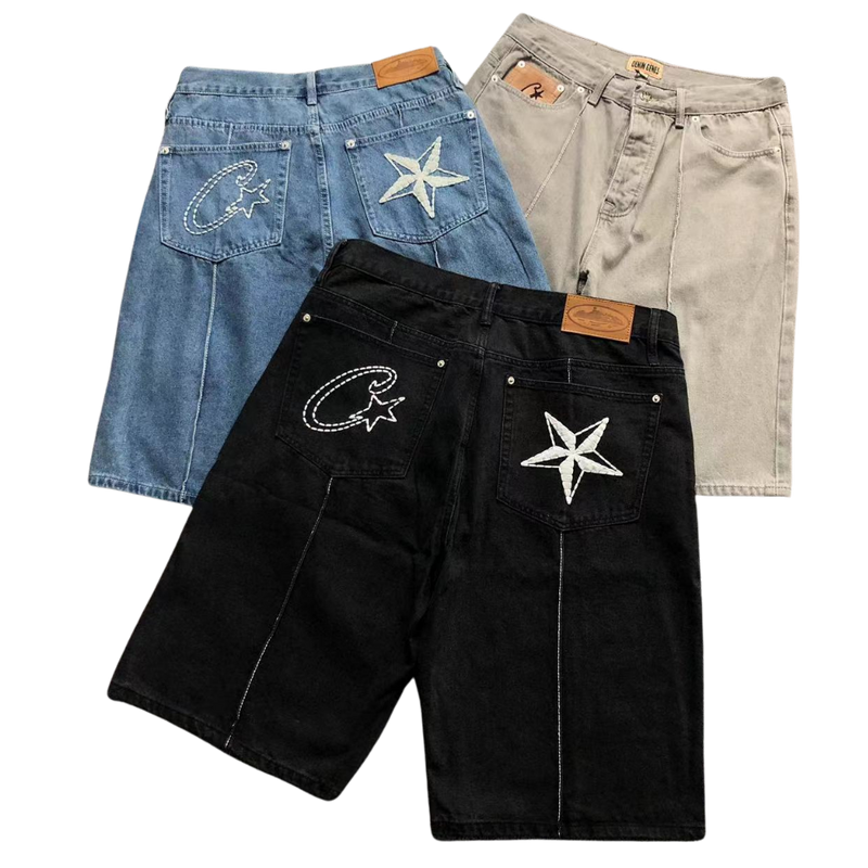 Short Corteiz "C-Star Denim"