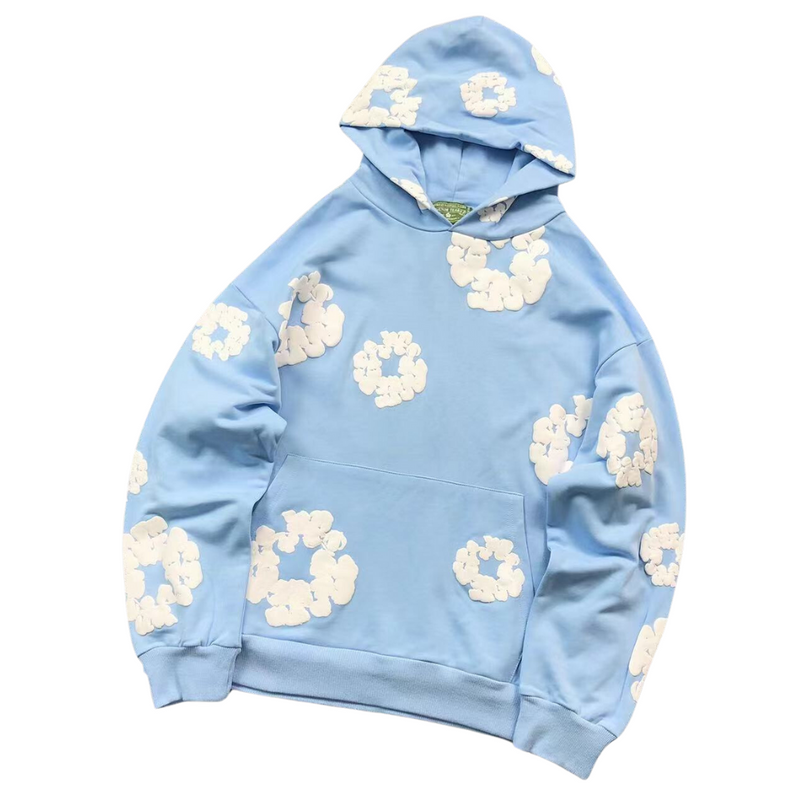 Moletom Denim Tears "Sky Blue Wreath"