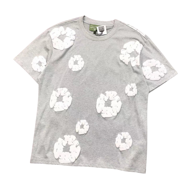 Camiseta Denim Tears "Grey White Wreath"