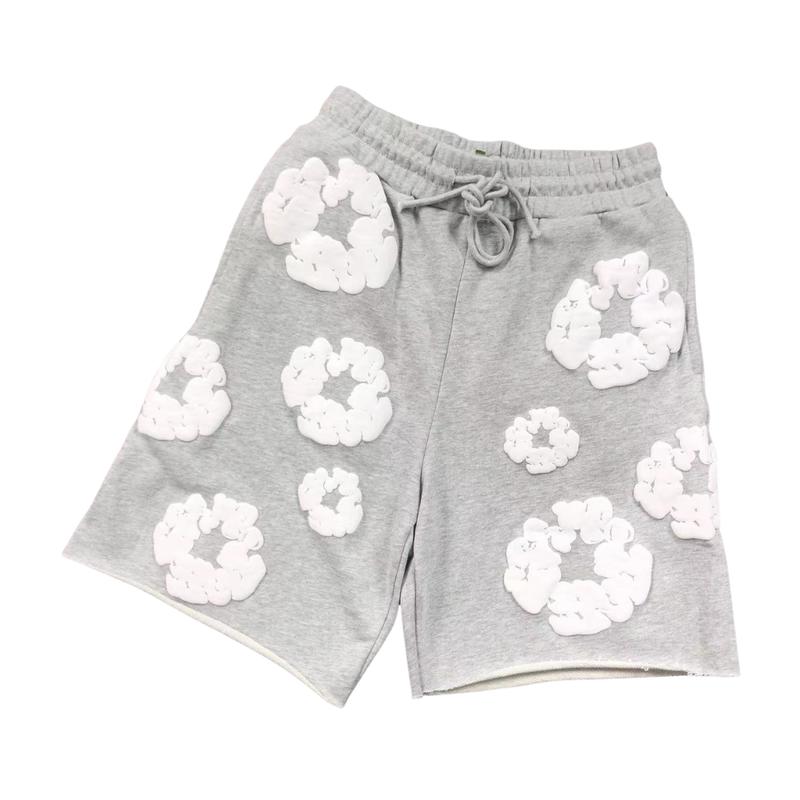 Short Denim Tears "Grey White Wreath"