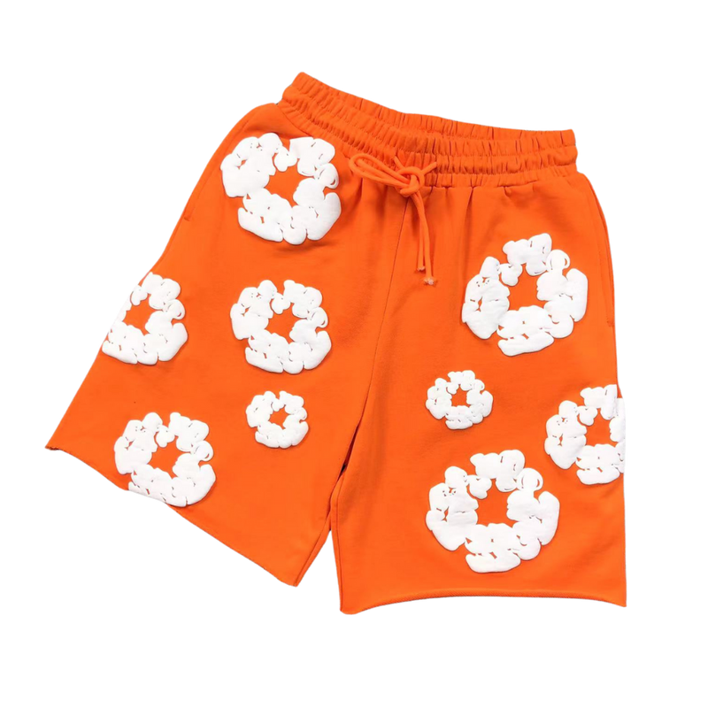 Short Denim Tears "Orange Wreath"