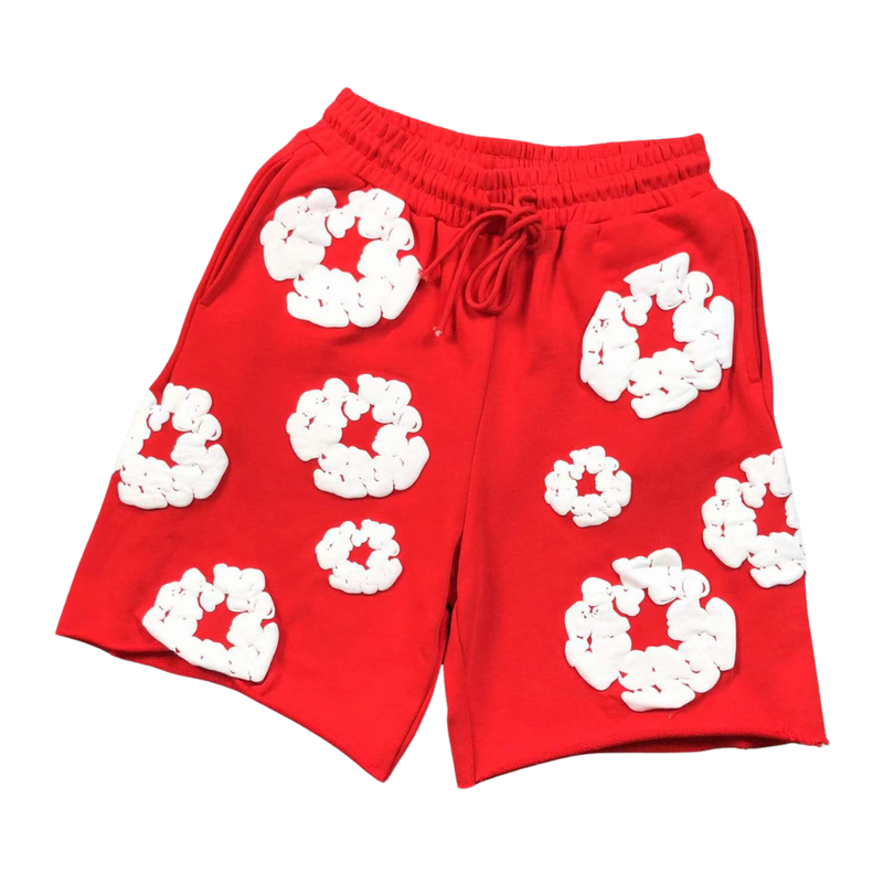 Short Denim Tears "Red Wreath"