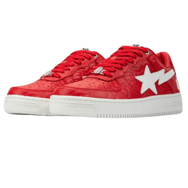 Bape Sta M1 “Lime Camo Red“