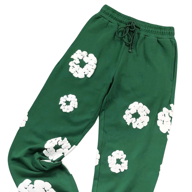 Calça Denim Tears "Green Wreath"