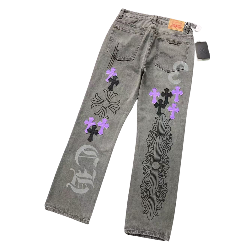 Calça Chrome Hearts "Tripple Sword"