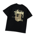 Camiseta Bape × Stussy "By A Bathing Ape"