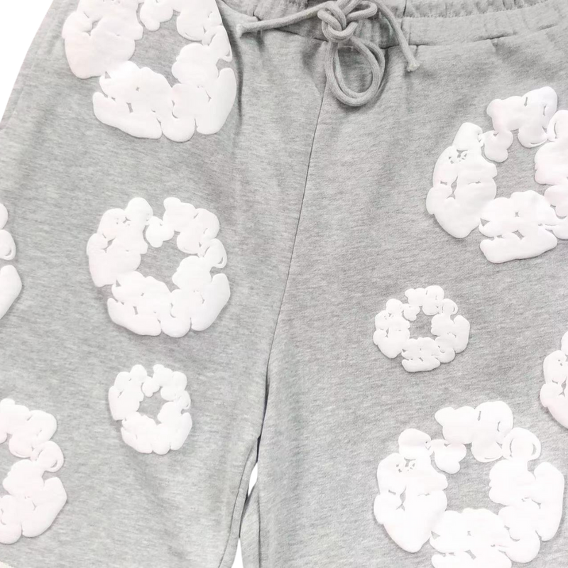 Short Denim Tears "Grey White Wreath"