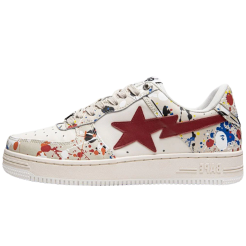 Bape Sta M1 “Paint Splatter - Ivory“