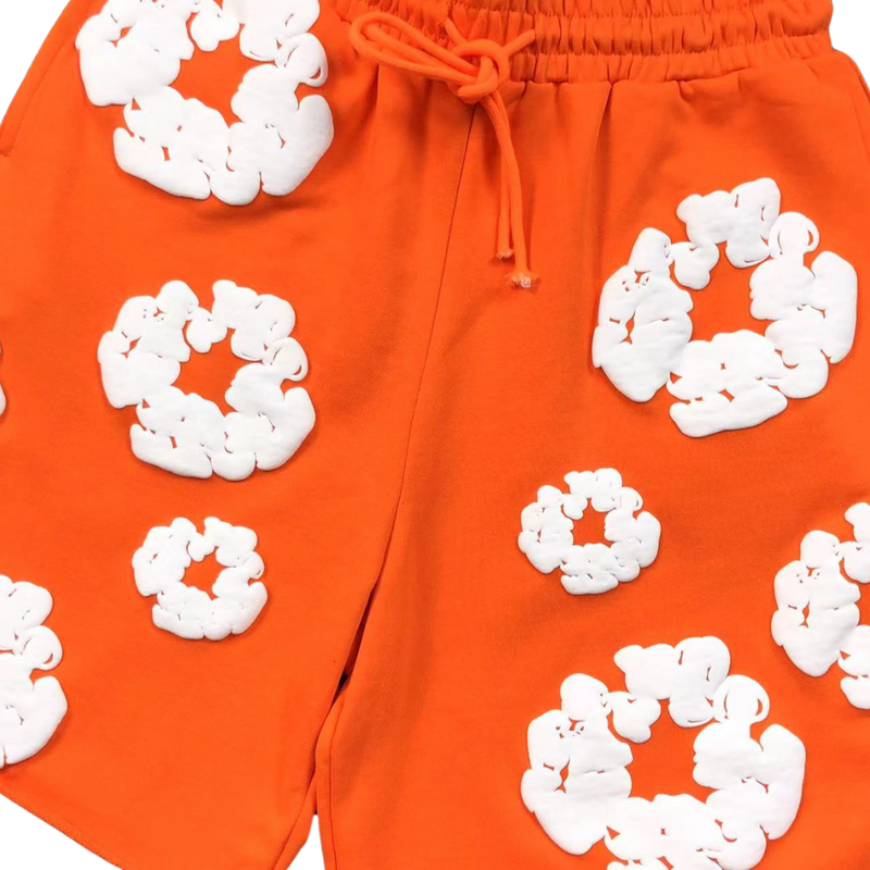 Short Denim Tears "Orange Wreath"