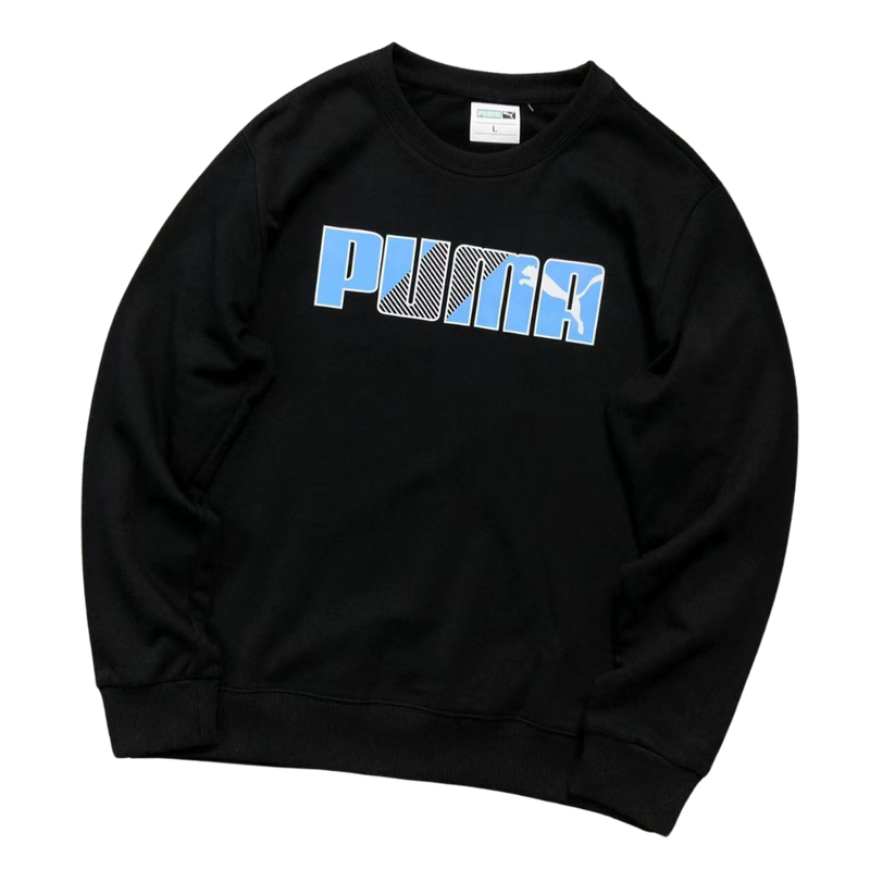 Moletom Puma Logo Azul