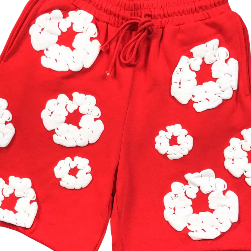 Short Denim Tears "Red Wreath"