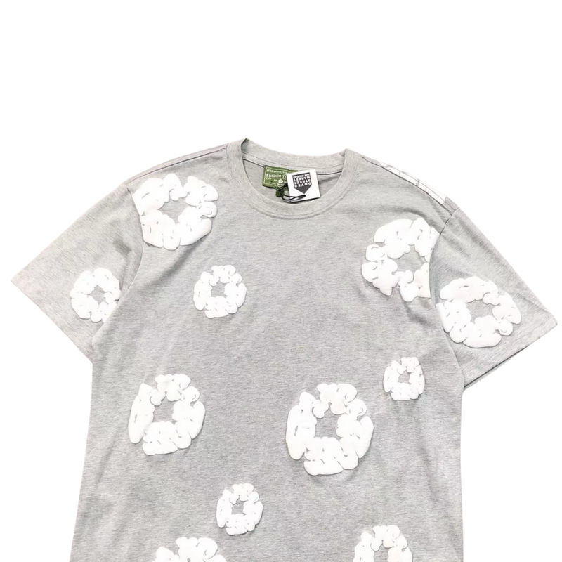 Camiseta Denim Tears "Grey White Wreath"