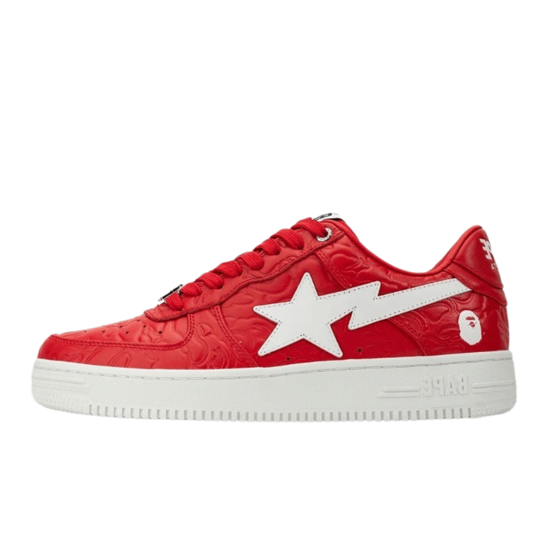 Bape Sta M1 “Lime Camo Red“