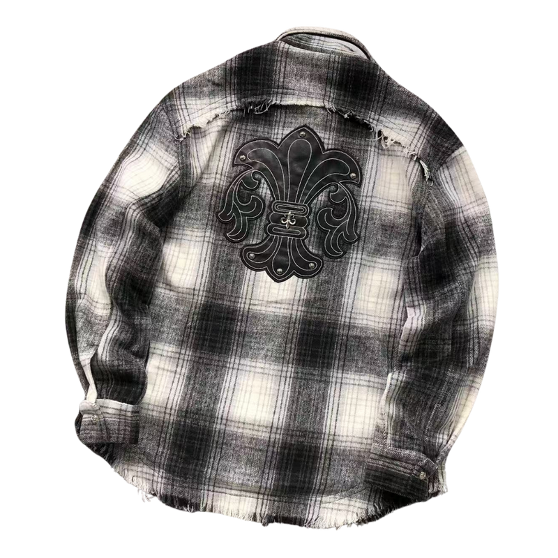 Moletom Chrome Hearts "Black Plaid"