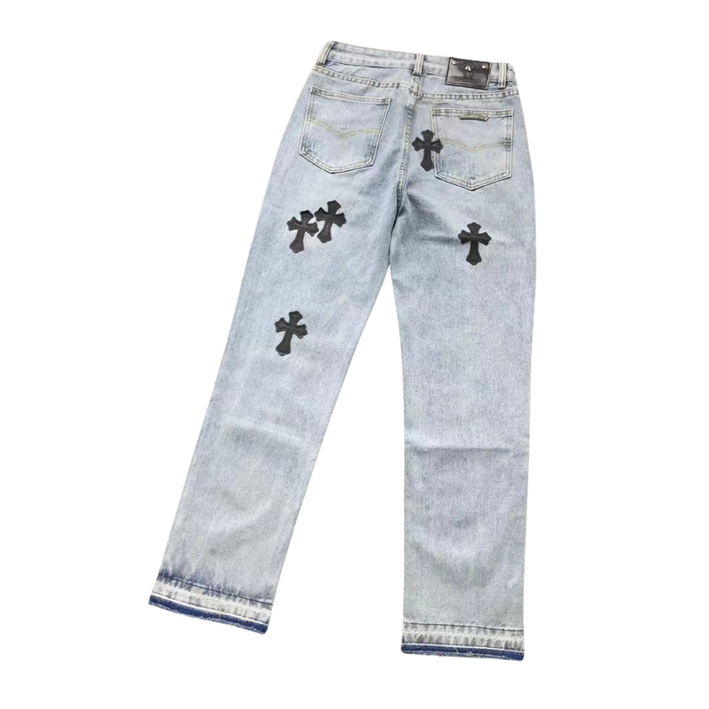 Calça Chrome Hearts "Blue Slim"