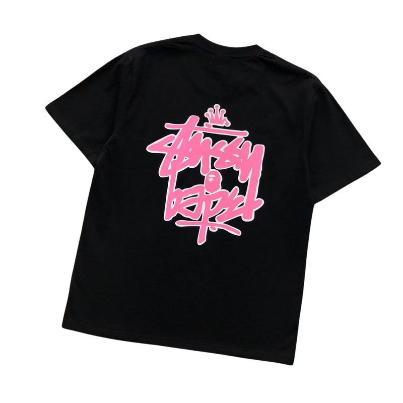 Camiseta Bape × Stussy "King"