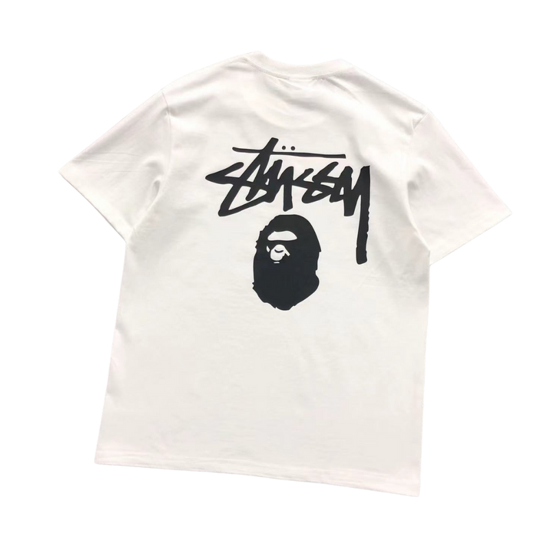 Camiseta Bape × Stussy "Basic"