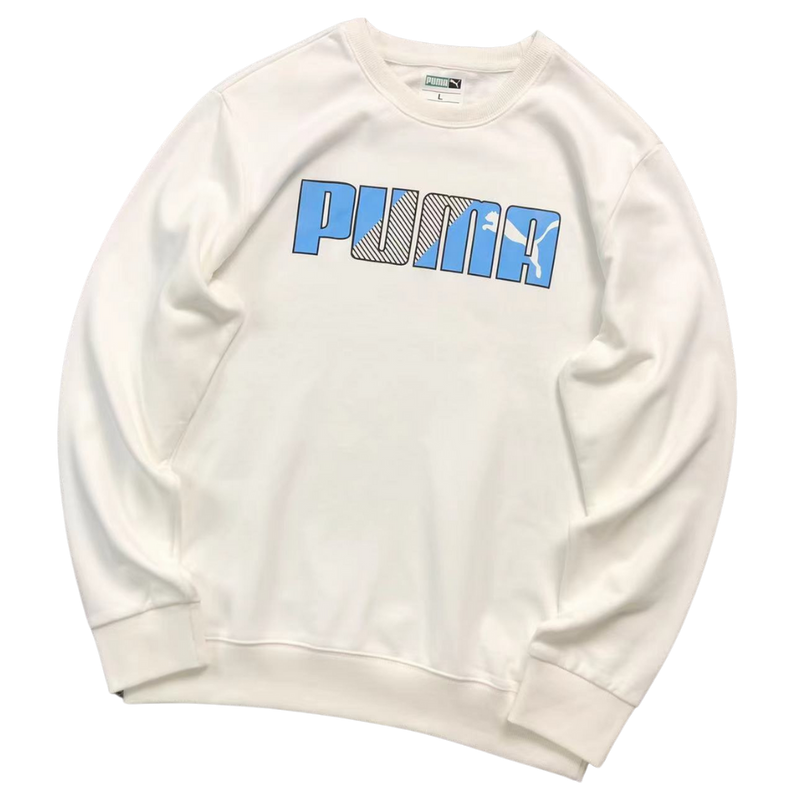 Moletom Puma Logo Azul