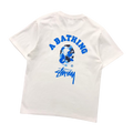 Camiseta Bape × Stussy "Blue Camo"