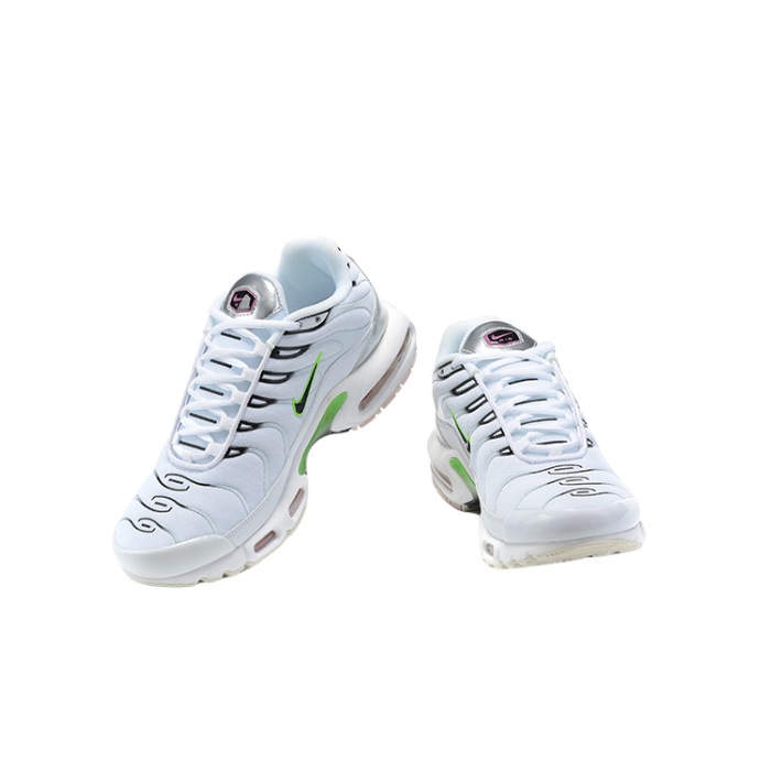 Air Max Plus TN1 “White Neon Metallic Silver“