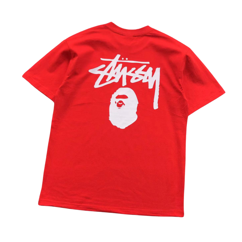 Camiseta Bape × Stussy "Basic"