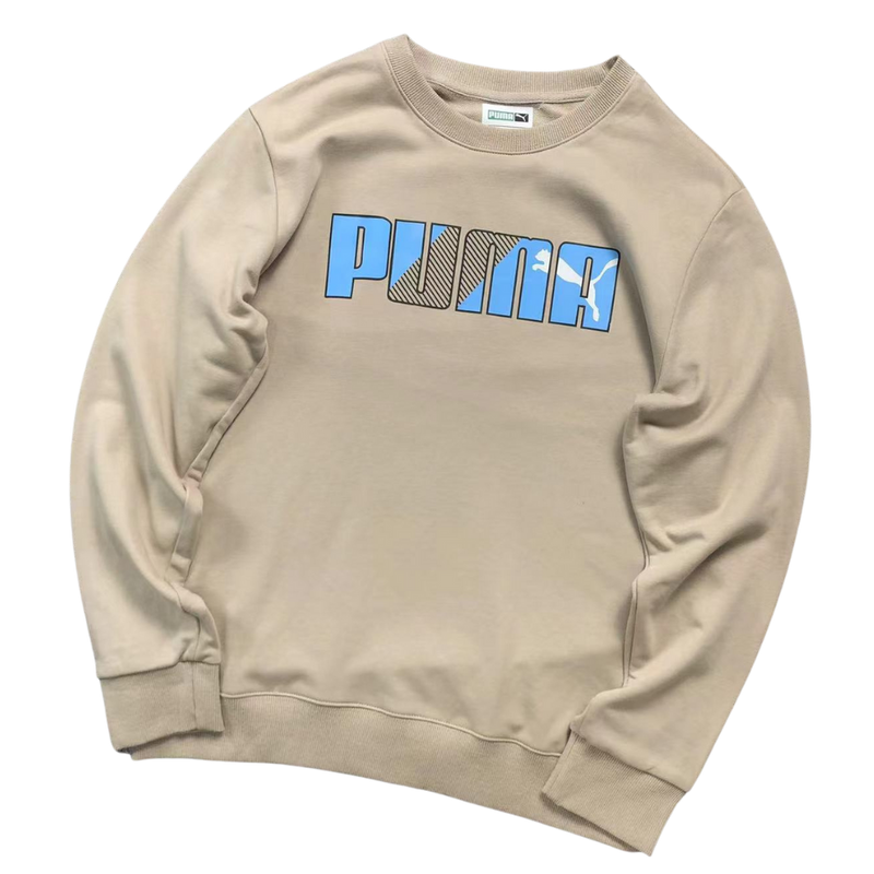 Moletom Puma Logo Azul