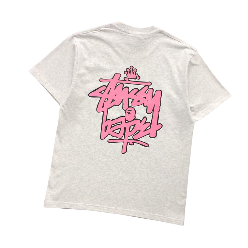 Camiseta Bape × Stussy "King"