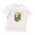 Camiseta Bape × Stussy "By A Bathing Ape"