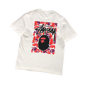 Camiseta Bape × Stussy "Frame"