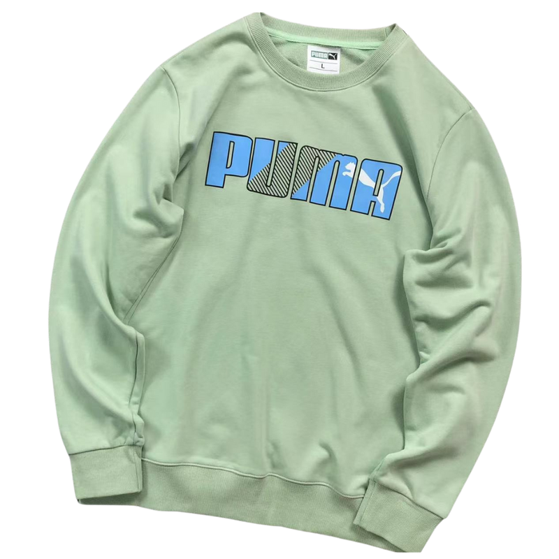 Moletom Puma Logo Azul