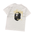 Camiseta Bape × Stussy "By A Bathing Ape"