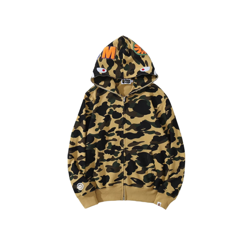 Bape Shark "Yellow Camouflage"