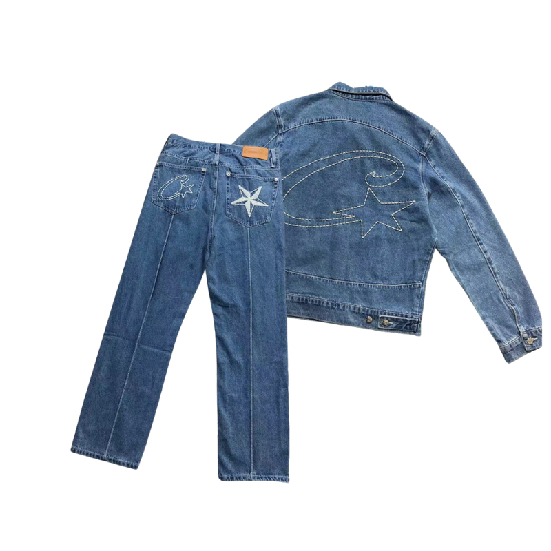 Conjunto Corteiz "C-Star Denim"