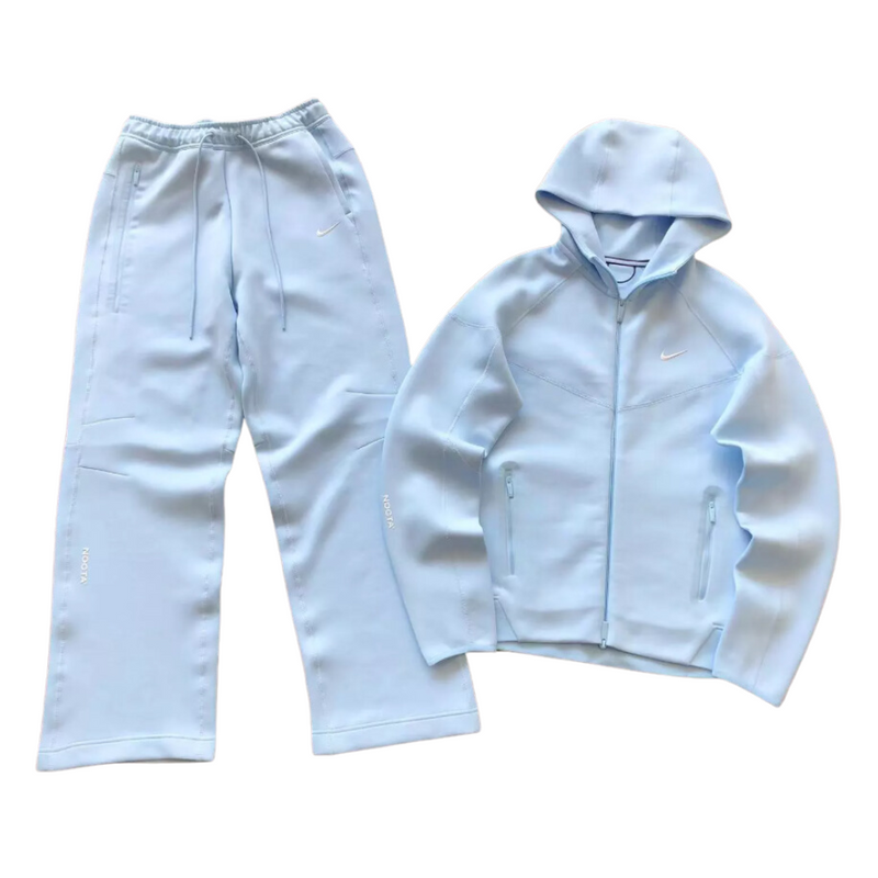 Conjunto NOCTA x Nike Tech Fleece "Blue Tint"